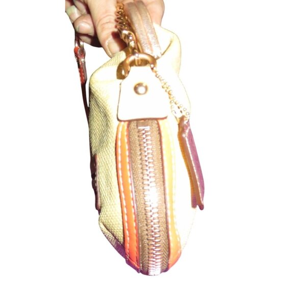 SOLD Coach Limited Edition Bonnie Cashin Woven Straw Kisslock Demi chain bag - Picture 4 of 11